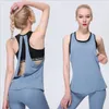 Nowy Fałszywy Dwa Kamizelka sportowa Kobieta Hollow Fitness Garment Running Oddychający Odzież Sportowa Czysta Bra Wave Point Bez rękawów