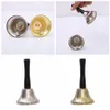 Gold Silver Christmas Hand Bell Strumento per feste di Natale Vestiti da Babbo Natale Bell Christmas Rattle Decorazione di Capodanno RRA20496153397