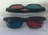 10 stks per lot Nieuwe Rood Blauw 3D Bril Anaglyph Omlijst 3D Vision Bril Voor Movie Game DVD Video TV