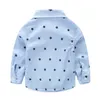 2020 아기 디자이너 소년 웨딩 옷 아이들 공식 양복 소년 셔츠 + 조끼 + 바지 복장 아기 의류 세트 어린이 의류 세트