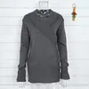 High-Quality Fashion Europe i Stany Zjednoczone 2019 Nowy Duże Downing V Collar Neck Wild Długi Sleeved Women's Christmas Poc