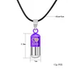 Rvs Urn crematie as ketting Voor Vrouwen Mannen familie Hart Besparen Liefde open Medaillon Lederen ketting Paar Mode-sieraden