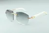 선글라스 A4189706-7 천연 야생 흰색 버팔로 혼 사원, 공장 직접 최고 품질의 패션 유니esx 안경.