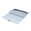 Bedrijfsnaam Credit ID Card Case Houder Aluminium Visitekaartjeshouder Kaartbestanden Aluminium Zilverkleur