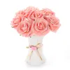 50pcs 7/8CM 8CM Artificial PE Foam Big Rose Flowers Bridal Bridesmaid Bouquet Wedding Home Decoration Scrapbook DIY Headflowers1