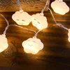 LED Smile Clouds Strings Lights LED Fairy Light för trädgård Juldekoration String Barnrum Xmas semesterbelysning
