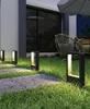 15 Вт Светодиодная лампа с газонами водонепроницаемые светодиодные внешние витрины Bollard Light AC85265V DC12V Наружный пол садовый двор дорожные лампы1280013