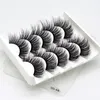 5 paires 3D cheveux de vison faux cils naturels/épais longs cils vaporeux maquillage beauté outils d'extension