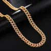 CZ Sieraden Mannen Ketting 18Inch 20Inch 22Inch 24Inch 30Inch Iced Out Strass Goud Zilver Miami Cubaanse link Chain Mannen Hiphop Ketting