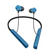 Bluetooth Headphones Trådlösa hörlurar Neckband Retractable Earbuds Buller Avbryter Stereo Headset Sport hörlurar med MIC