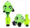 Silicone Mash Creative Acrylic Silicone Smoking Pipe Gas Mask Acrylic Bongs Pipes Plastic Oil Burner Pipe Water Bongs Smoke Hand P1044155