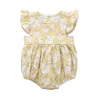 Roupas 2019 verão crianças roupas irmã combinando roupas bonito bebê menina floral macacão vestido roupa infantil crianças roupas meninas boutique