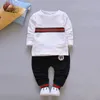 Kinderen trainingspak baby sport pak lente jongen kleding set casual mode hoodie t-shirt broek kind kinderen baby peuter jongenskleding