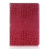 Luksusowa skórzana skrzynka na iPad Pro Crocodile Flip Stand Card Pocket PU Ochronna pokrywa dla iPad 9.7 Air / Air 2 mini