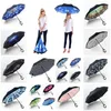 Heet omgekeerde omgekeerde paraplu c handvat winddicht reverses regenbescherming voor auto umbrellahandle parasols huishoudens sundriste2i5743-1