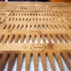 MOQ 50 PCS Custom LOGO Amazon Supplier Eco-Friendly Bamboo Hair Beard Combs for Men & Women