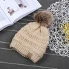 Bébé Automne et Hiver parent-enfant Hairball plus Fluffy fil chapeau chaud Bonnet