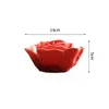 Ceramic Lotus Flower Tealight Holder Handmade Floral Shape Candle Crafts for Wedding Home Pink White Yellow Blue Cyan Red