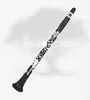 وصول جديد Clarinet 17 Keys e TuneeBony Wood Sliver Keys International Musical الآلة الموسيقية مع CASE