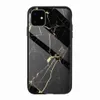 Custodie per cellulari in vetro temperato antiurto TPU Fashion Marble Design per iPhone 6 7 8 X 11 Pro Xs Max