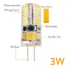 مصغرة G4 LED لمبة SMD3014 2.5W 48LEDS سيليكون أضواء استبدال 20W مصباح هالوجين عن الثريا أضواء AC DC 12V