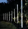 Vit WARM VIT LED LJUS SOLAR LAWN LAMP 8GAS Akryl Bubble Bar Lamp utomhus Vattentät trädgård Dekoration Park Path Lawn Ligh7323736