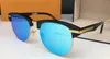Neue Mode -Pop -Sonnenbrille Designer Retro Sonnenbrille 1054 Kleine Rahmen faltbare Halbrahmen Einfacher Atmosphäre Stil Top -Qualität mit 6932357