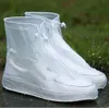 Nyaste återanvändbara Unisex Vattentäta Protector Shoes Boot Cover Rain Shoe Covers High-Top Anti-Slip Sko Cover