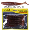 New Shad Bleeding Isca Baitfish ferida Isca De Pesca 9.7g 10 cm 5 cores plana remo cauda Macio Jerk Iscas