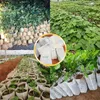 100PCS/Lot Eco-Friendly Plant Grow Bags Nursery Bags Non-woven Different Sizes Biodegradable Seedling Pots Aeration