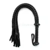 Bondage Faux Cuir Tresses Master Whip Ride Crop Kinky Tool Flogger Restraint roleplay A76