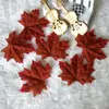 HT 1000PCS Automne Feuilles de soie Favoris Favoris Automne Maple Feuille