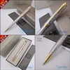 Gratis frakt Brevpapper Kontorsmaterial Material Escoolar Ballpoint Pen School Parker Sonnet Pen Silver Color Gold Clip Pennor