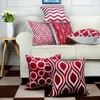 Hem Textil 6PC / Set Pillow Cases Cover 45 * 45 Bomull Geometrisk Kudde Kasta Pillowcase Sofa Kontor Heminredning Almohada 2019