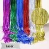 1m * 2m 1m * 3m Bröllop Bakgrund Tinsel Gardin Foto Booth Backdrop Folie Dörr Gardin Födelsedag Sequin Backdrop Mermaid Party Decorations