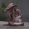 Ceramic Backflow Incense Burner Censer Home Decor Dragon Incense Holder Burner Home Office Teahouse Table Desk Decoration Gifts