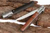 Rulman Flipper Katlanır Bıçak 3Cr13 Saten Bıçak Gülağacı + Paslanmaz Çelik Kulp EDC Cep Bıçakları