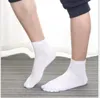 Cinco dedos de Verão de Slim Mid-barril Meias da Mulher Sports meias de algodão Stench à prova de meias toe respirável malha