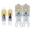 G4 G9 LED 램프 3W 5W 미니 LED 전구 AC 220V DC 12V SMD2835 스포트 라이트 샹들리에 고품질 조명 교체 할로겐 램프