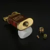 luxury wheel kerosene metal lighter vintage trench lift arm type Cigarette Lighter naked flame fashion brown for collectiondecora4676959