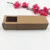 Blank White Kraft Paper Drawer Boxes for Cosmetics Essential Oil Dropper Bottle Jewelry Gift Packaging Box 20pcs- 10 30 50 100ml157j