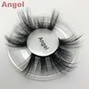 Ny ankomst 100% övernaturlig livlig handgjord falsk ögonfrans 25mm 3d mink fransar tjocka falska faux eyelashes makeup skönhet