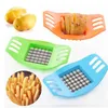 Stainless Steel Potato Cutter Vegetable Tools Slicer Chopper Chips Device Kitchen Potatoes Gadgets