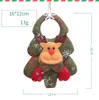 1pcs presentes de natal árvores de natal pendurar ornamentos de santa urso urso rena pingente de neve pingents decorações para home1