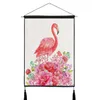 أزياء الوردي Flamingo Tapestry Wall Hanging Cotton Linen Bed Sofa Background Picture Home Decord Decor