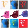 Mode-Tennis GLB Groothandel-Roger Federer Tennis Hoeden Wimbledon RF Tennis Hoed Baseball Cap Han Edition Hat Sun Hat