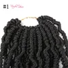 Crochet passion twist long hair for passion twist Crochet hair extensions synthetic hair weave 14inch water bulk kinky curly dhgate