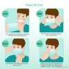 DHL Darmowa wysyłka 3-warstwowa beztkana maska ​​jednorazowa maska ​​maski ochrona i osobista maska ​​zdrowia twarz maska ​​sanitarna w magazynie Hotselling !!!