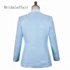 Bridalaffair hombres de la boda trajes 2019 nuevos diseños Gentleman Lapel Slim Fit Flower Party Tuxedo Novio para hombres 3 unidades