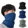 Outdoor Half Face Mask Tactical Summer Ice Scarf Windproof Sunproof Mask Bike Hat Neck Hood Protection for Hunting Climbing189l